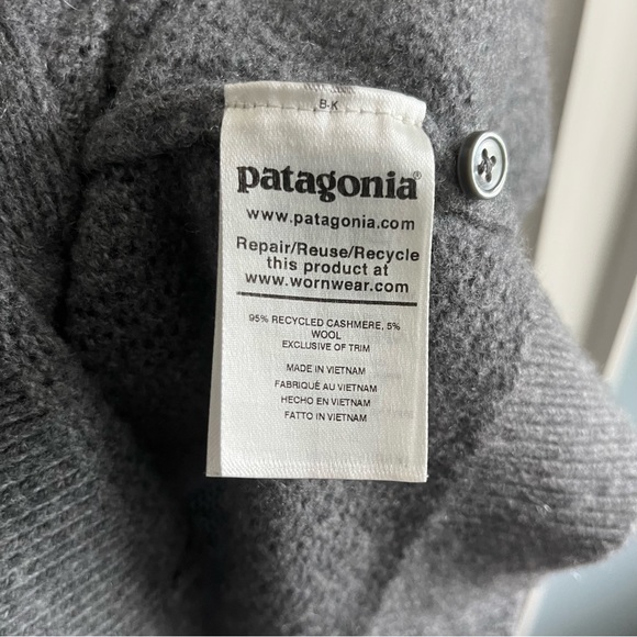 Patagonia SOLD ‼️ Wool & Cashmere Cardigan SZ M - Picture 8 of 9